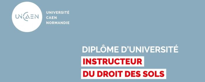 Nouvelle campagne – DU Juriste urbaniste · parcours Instructeur du droit des sols