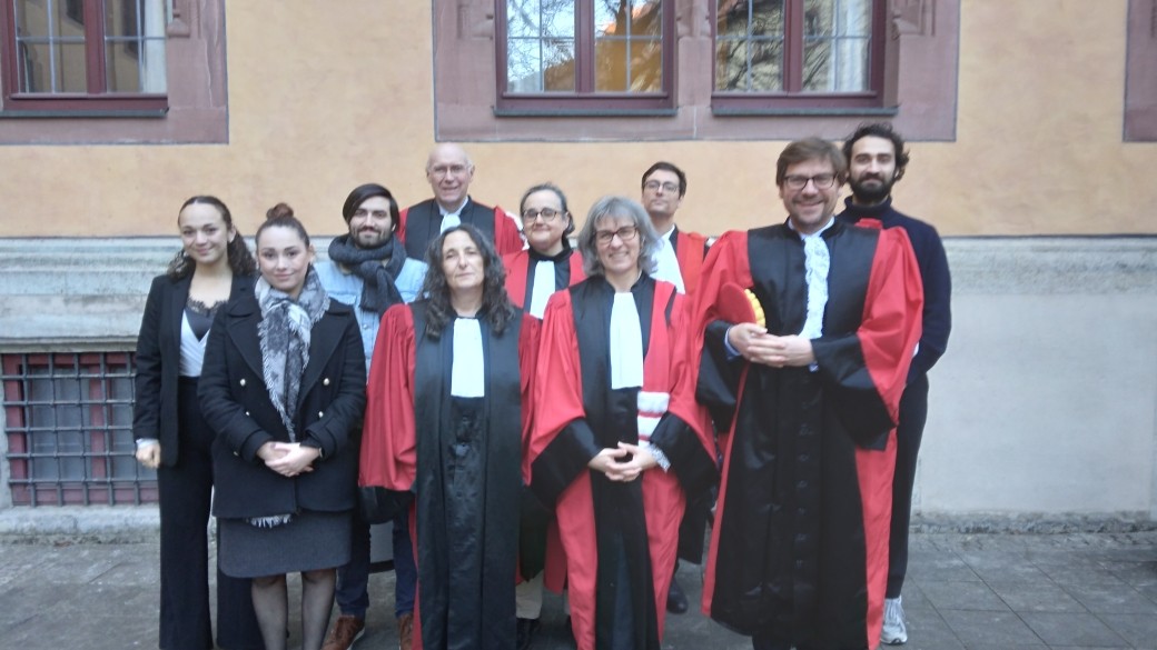 Délégation caennaise et les doctorants et doctorantes